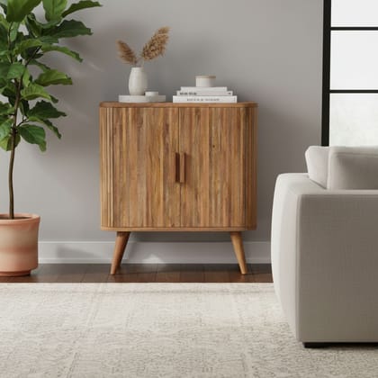 Wooden Cabinet with Bedside