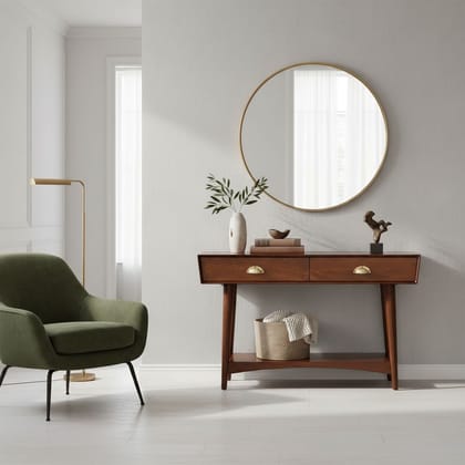 Wooden Handicraft Consol Table