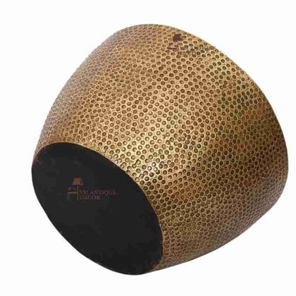 Indian Handmade Punched Round Drum Brass Coffee Table Bedroom Furniture Indian Handmade Punched Round Drum Brass Coffee Table Bedroom Furniture