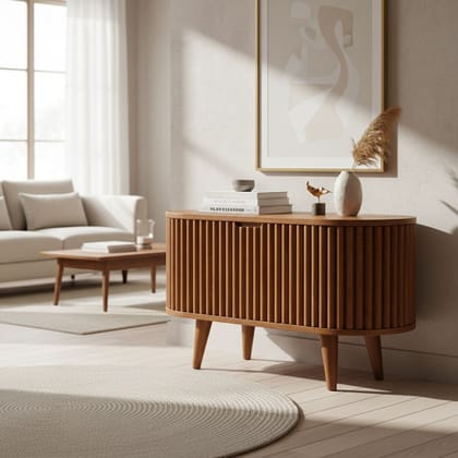 Solid Wood Storage Sideboard Cabinet