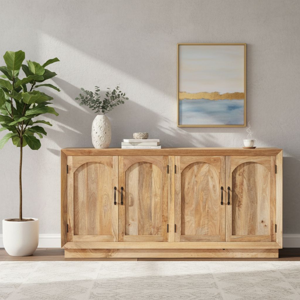 Wooden Sideboard & Dresser-Cupboard Cabinet
