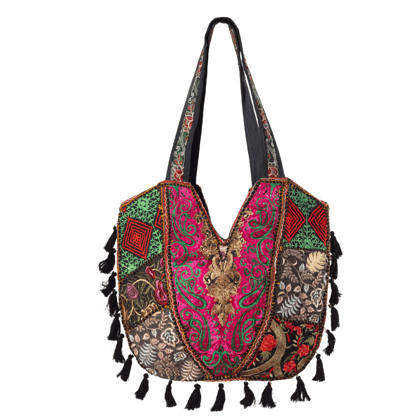 Luxurious Patchwork Handbag