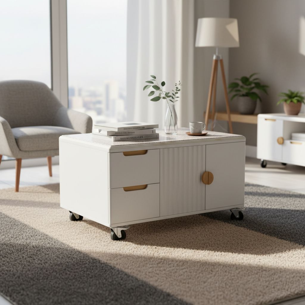 Wooden Coffee Table-Central Table