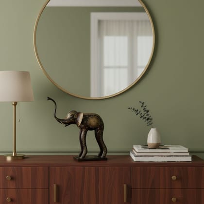 Metallic Elephant Home Decor Gift Item Handicraft Idol