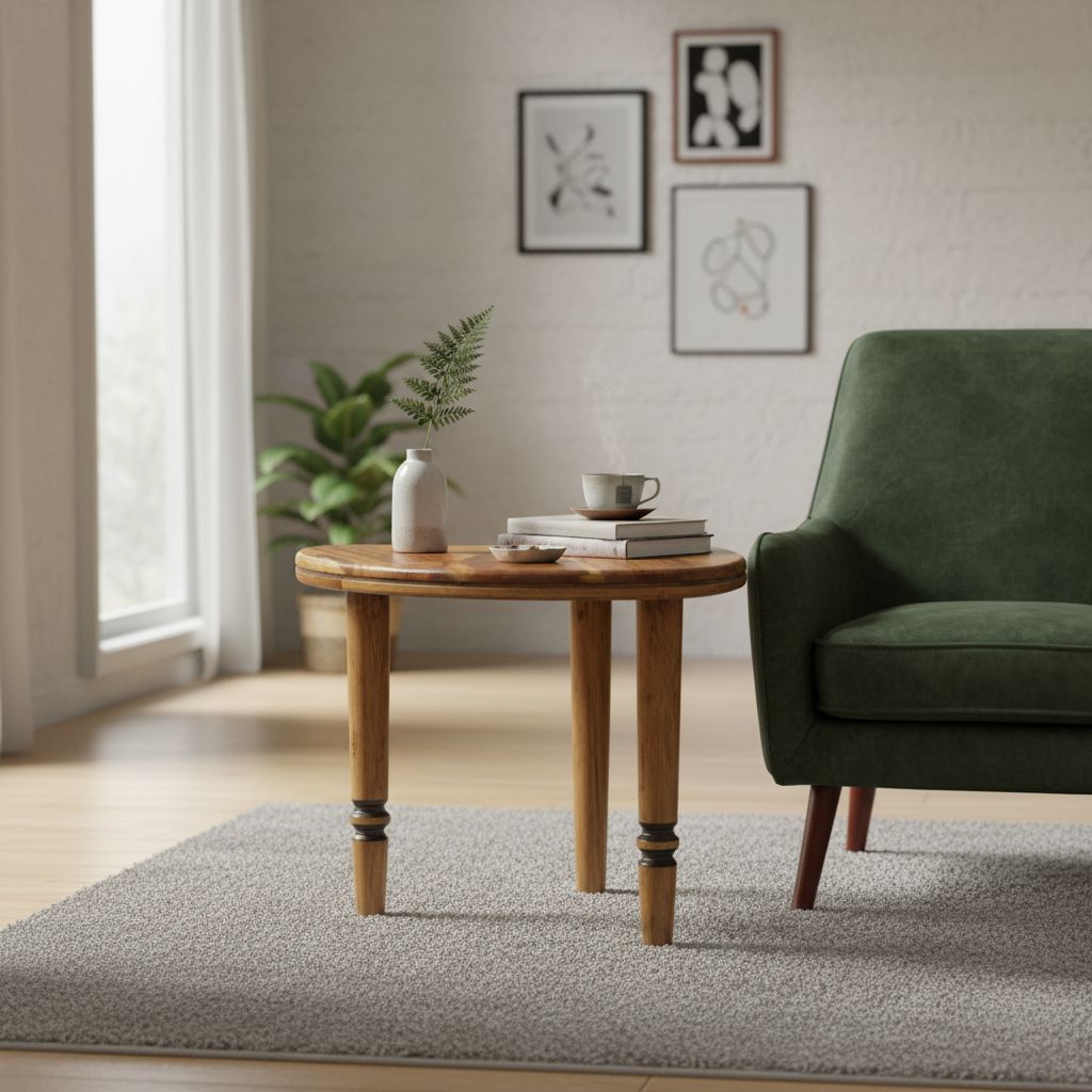 Wooden Bedroom Side Table Color Natural | Home Decor