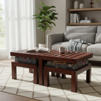 Wooden Coffee Table-Side Table