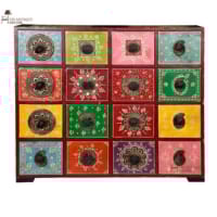 Wooden painted Chest Of drawer 