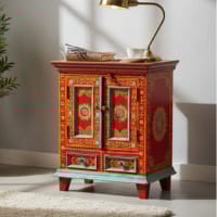 Wooden Painted Bedside Desk drawer