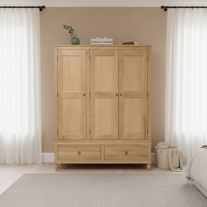 Wood Wardrobe Shelves Drawers-Cupboard