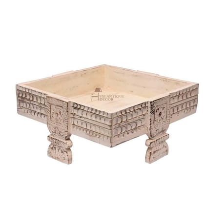 Unique Wooden Square Coffee Table