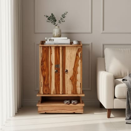 Indian Side Storage Cabinet-Wood Side Board