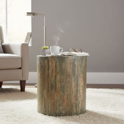 Handicraft Distressed Wooden Cocktail Table Gray Color | Cocktail Table
