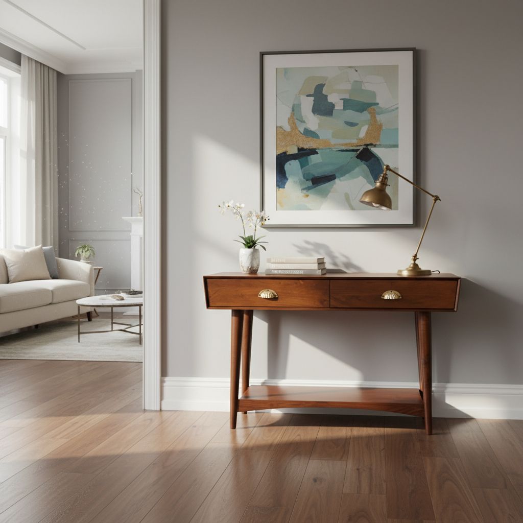 Wooden Handicraft Consol Table