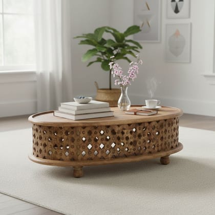 Wooden Coffee Table- Central Table